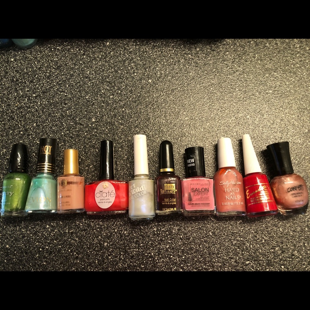 🎈Lot of 10 Various Colors/Brands of Polish